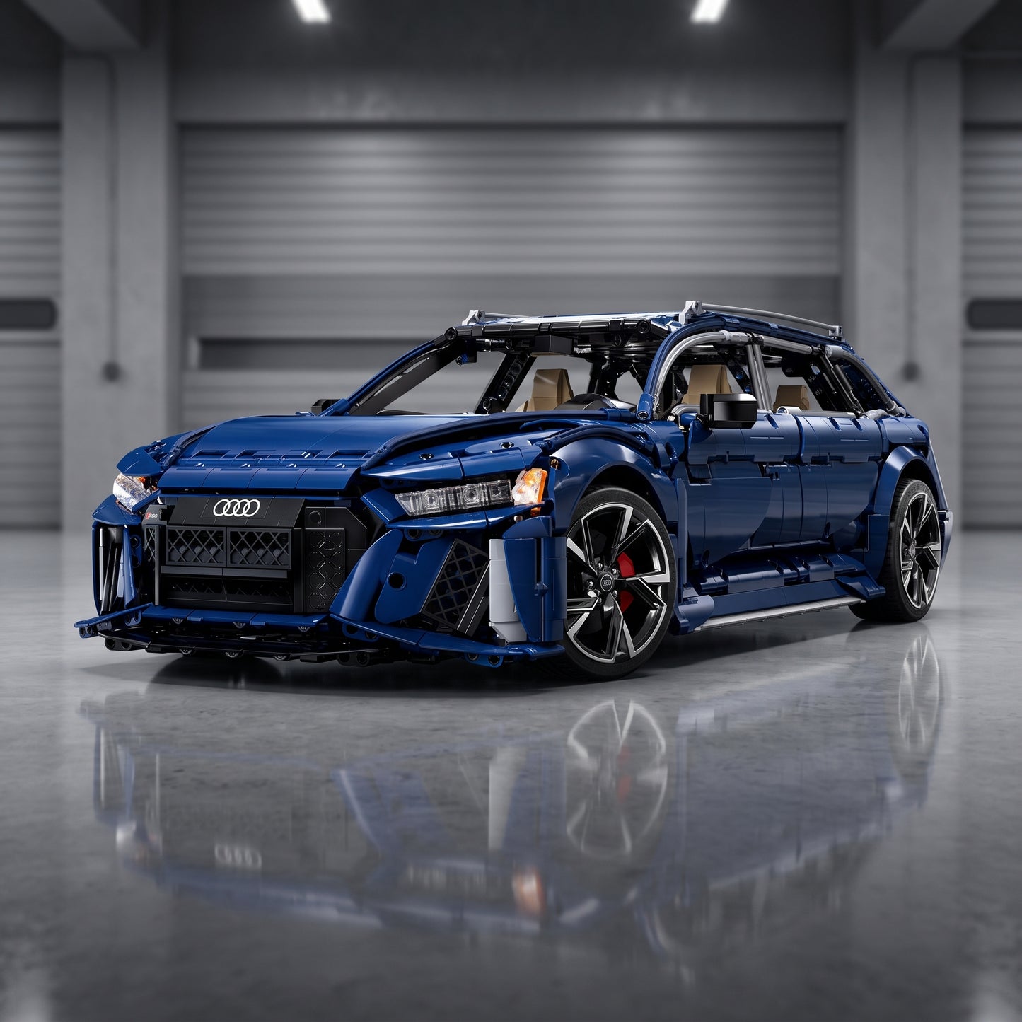 Audi RS6 wagon building blocks