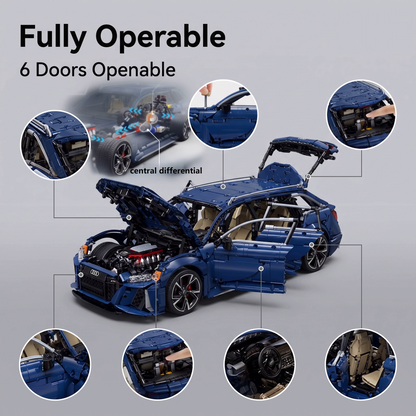 Audi RS6 wagon building blocks