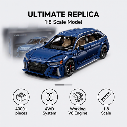 Audi RS6 wagon building blocks
