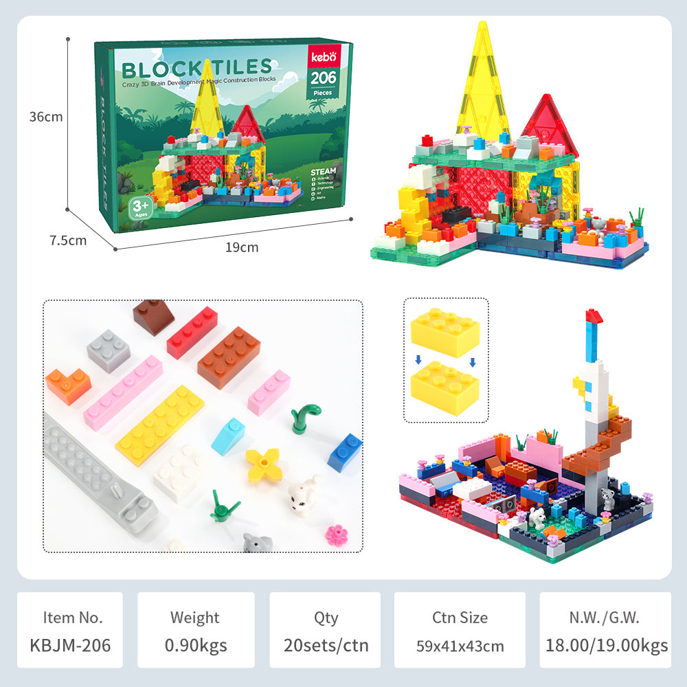 Granular magnetic building blocks