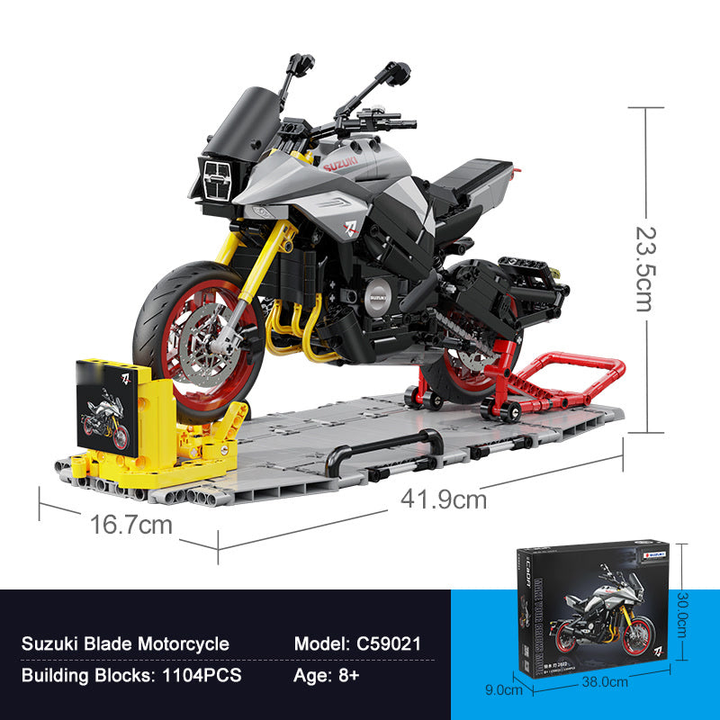 1:6 Suzuki Blade Building Block Model