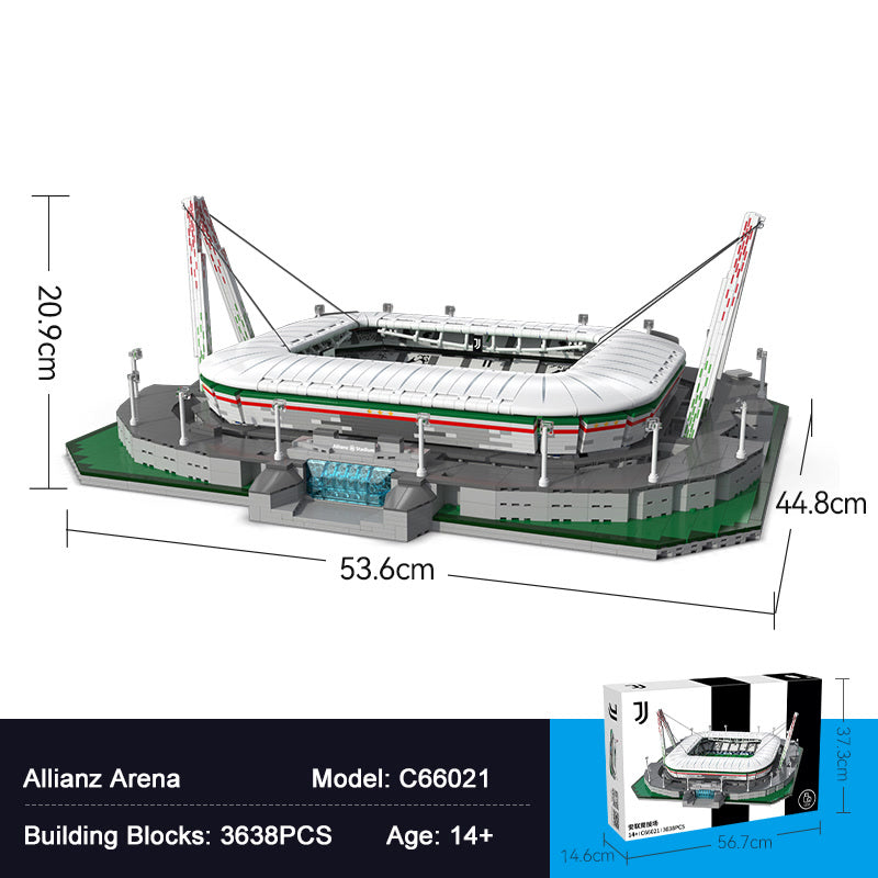 Allianz Arena Turin Building Blocks Set