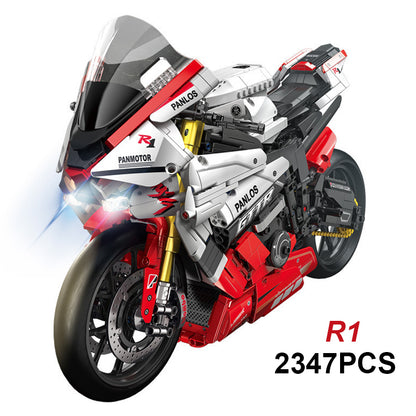 1:5 Light Version Motorcycle Building Blocks