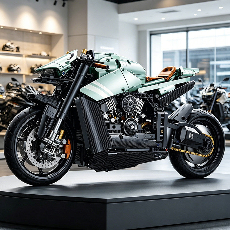 Extra Large Motorcycle Building Blocks