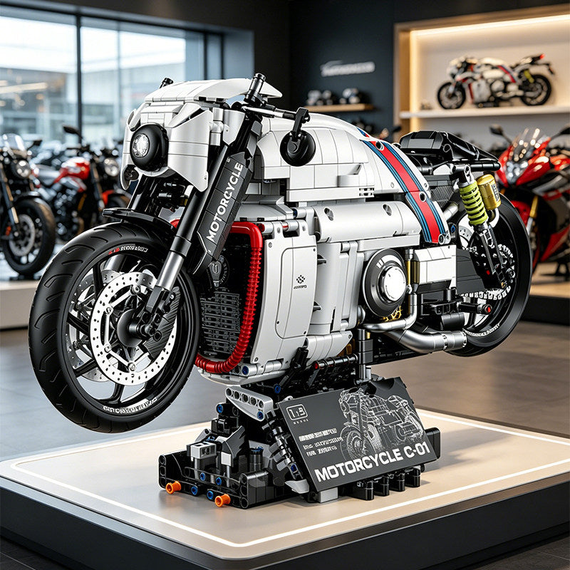 Extra Large Motorcycle Building Blocks