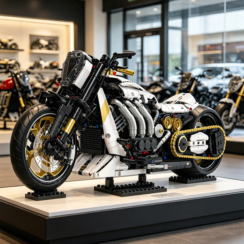 Extra Large Motorcycle Building Blocks