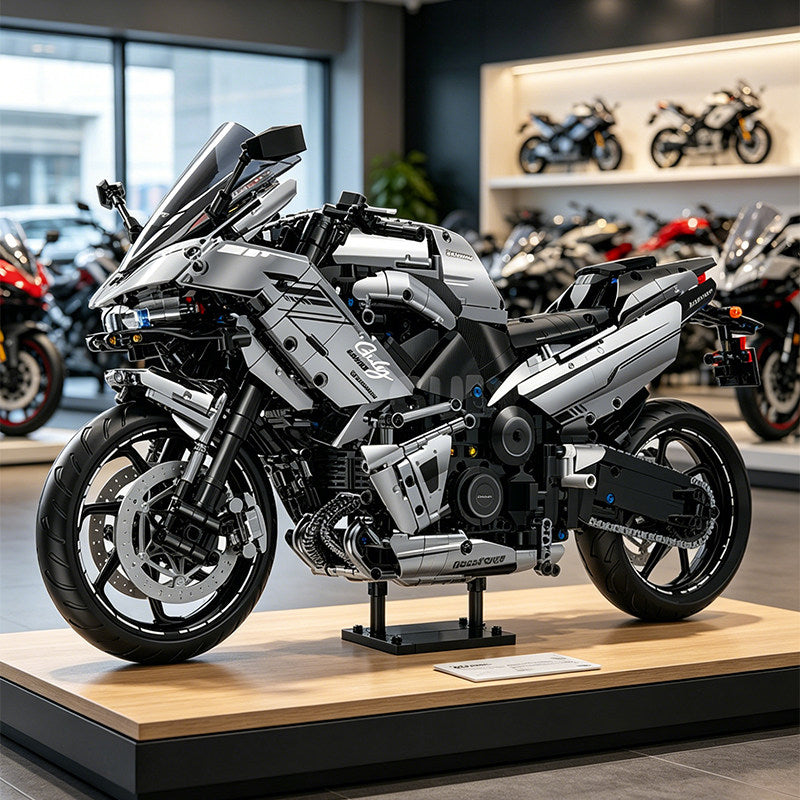 Extra Large Motorcycle Building Blocks