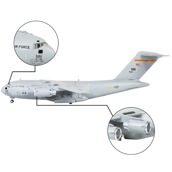 1/200 Scale U.S. Air Force C-17 Global Overlord Strategic Transport Aircraft